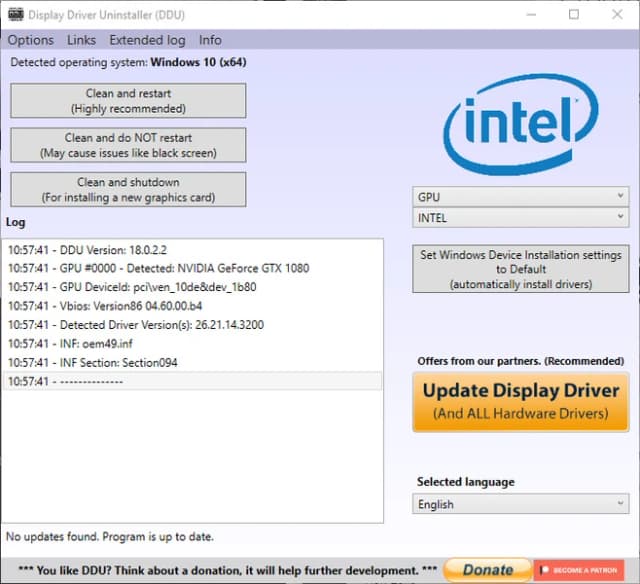 Display Driver Uninstaller (DDU) screenshot 6