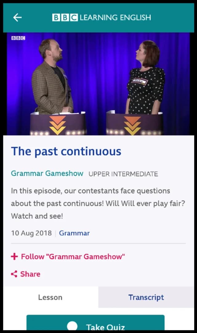 BBC Learning English screenshot 1