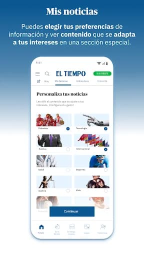 Periódico EL TIEMPO - Noticias screenshot 2