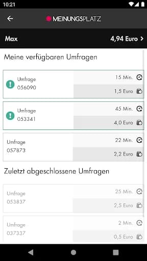 Meinungsplatz screenshot 2
