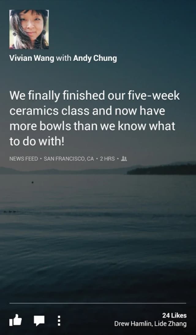 Facebook Home screenshot 2