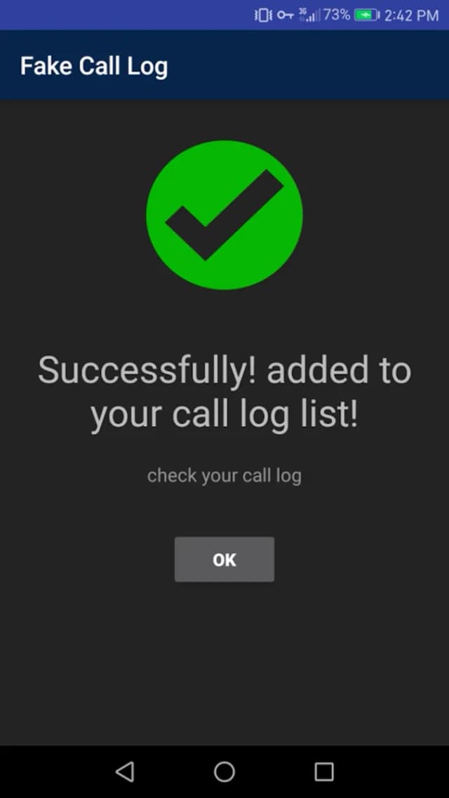 Fake Call Log Generator screenshot 2