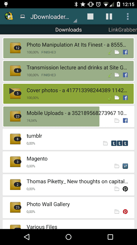 MyJDownloader Remote Official screenshot 4