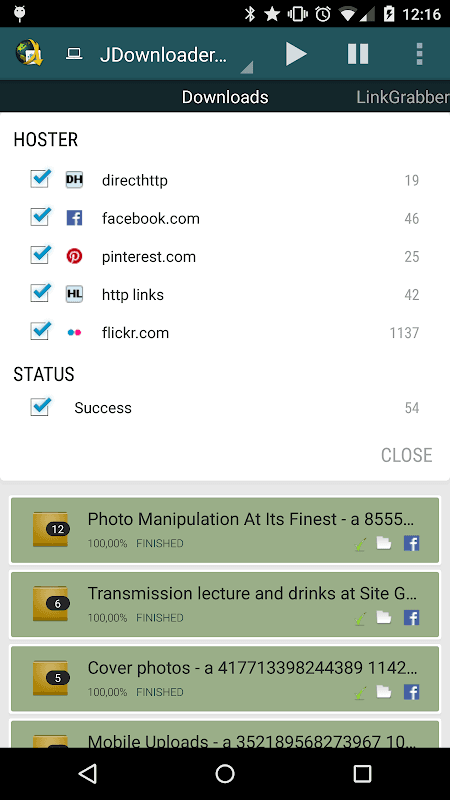 MyJDownloader Remote Official screenshot 5