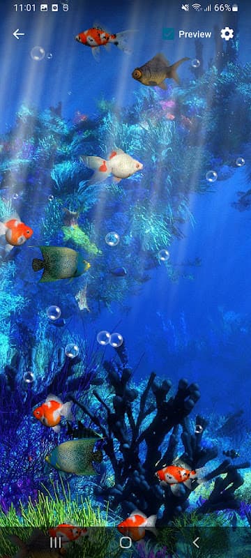 Aquarium Live Wallpaper 3D screenshot 6