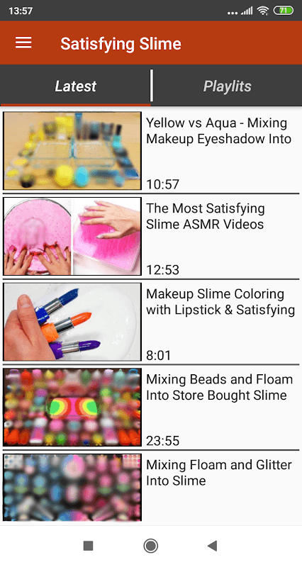 Satisfying Slime ASMR Videos screenshot 1