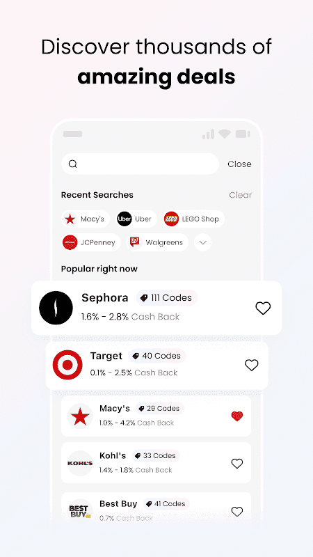Coupert - Coupons & Cash Back screenshot 3