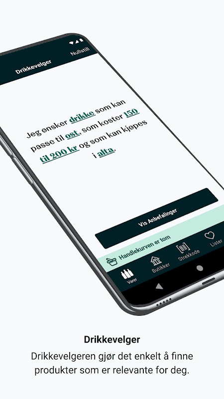 Vinmonopolet screenshot 2