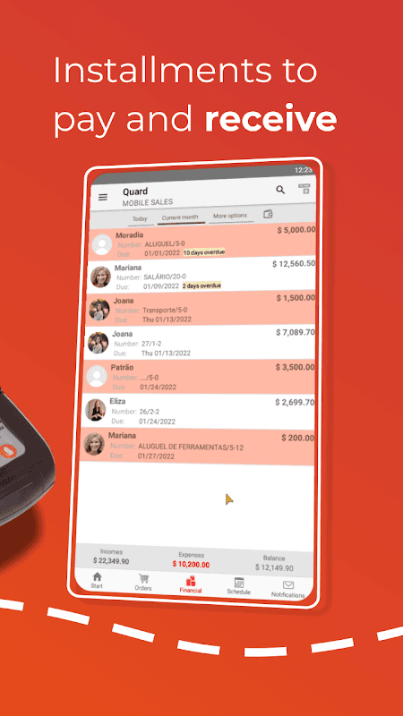 Finances, Orders & Stock. screenshot 4