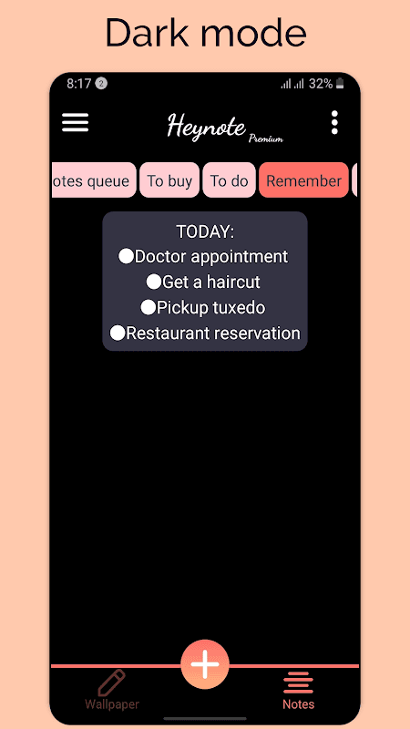 Heynote - Wallpaper Notes screenshot 4