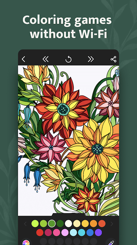Coloring pages: Mandala for me screenshot 1