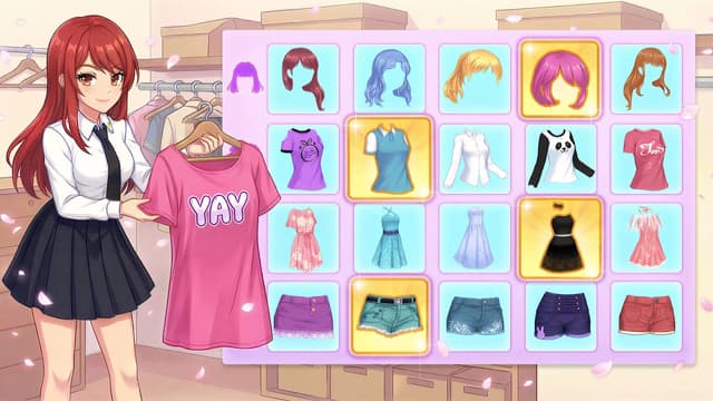 Anime Dress Up Games For Girls screenshot 1