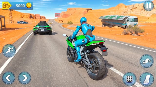 Ragdoll Bike Smash Fall Crash screenshot 2