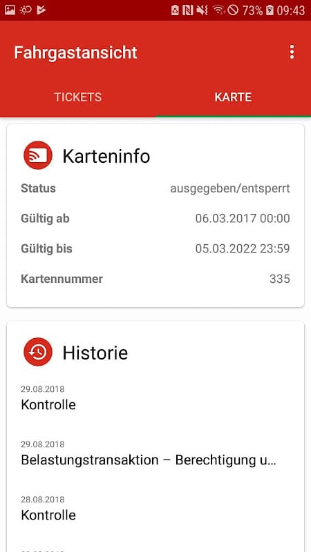 KCD eTicketinfo screenshot 3