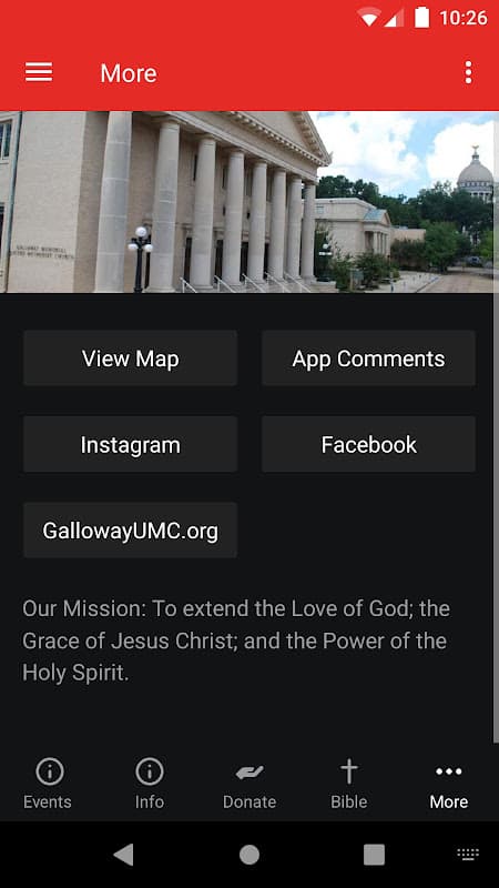 Galloway UMC screenshot 3