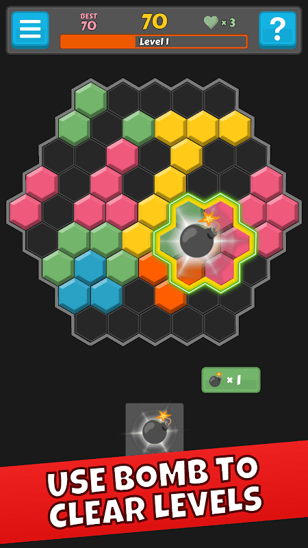 Block Buster - Hex and Square screenshot 4