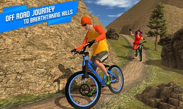 BMX Offroad Bicycle Rider Game screenshot 3
