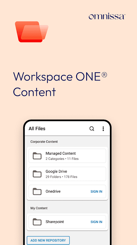 Content - Workspace ONE screenshot 1