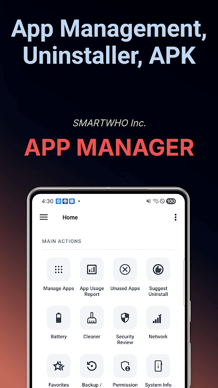Smart App Manager screenshot 1