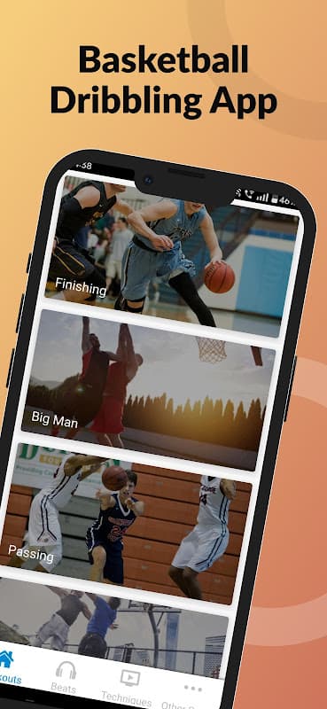 Basketball Dribbling screenshot 1
