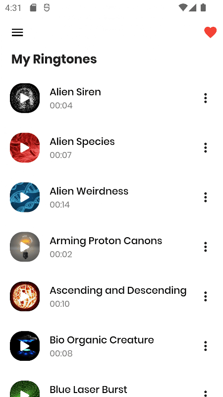 Best Science Fiction Ringtones screenshot 2