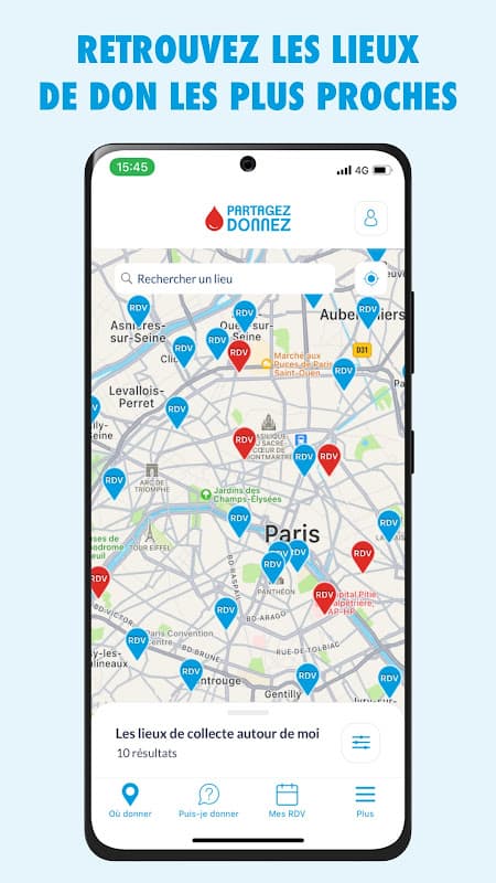 Don de sang screenshot 1