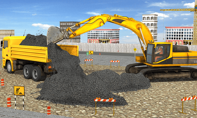 Highway Construction Games 3d screenshot 5