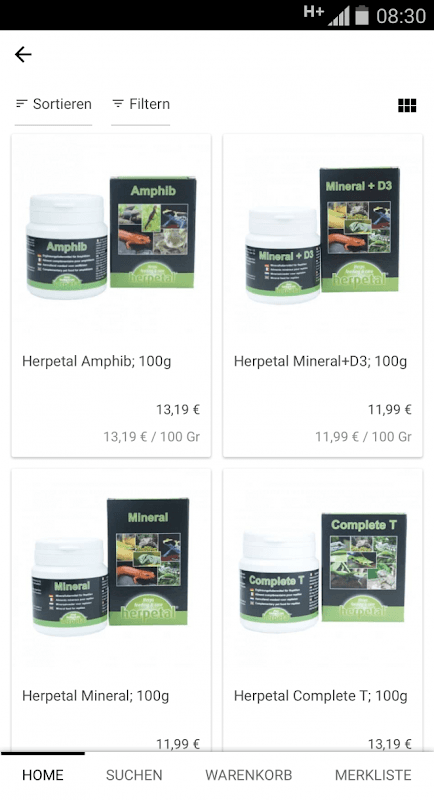 Terraristikshop screenshot 2