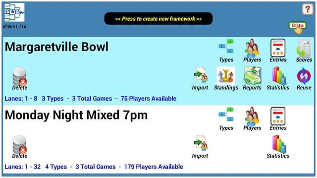 Bowling Brackets / Sidepots screenshot 1
