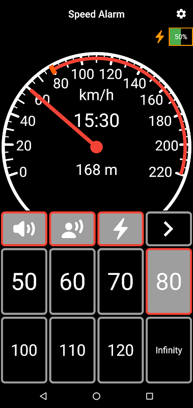 Speed Alarm screenshot 1