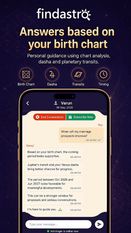 Findastro: Talk to Astrologer screenshot 2