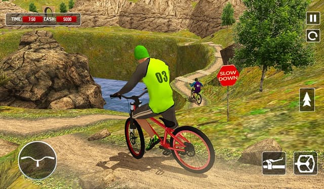 BMX Offroad Bicycle Rider Game screenshot 4