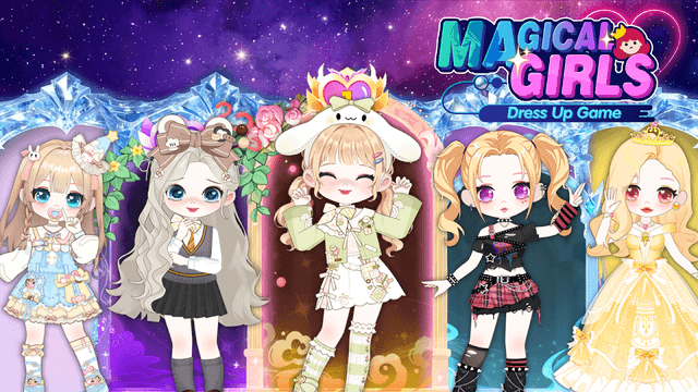 Magical Girls: Dress Up Game screenshot 1