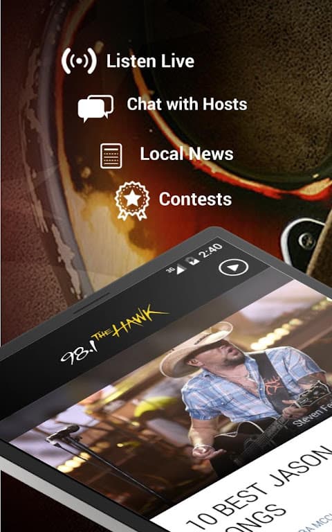 98.1 The Hawk (WHWK) screenshot 4