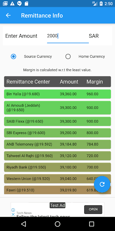 Remittance Info screenshot 5