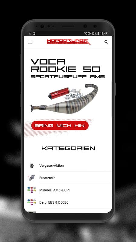 Mopedtuner screenshot 2