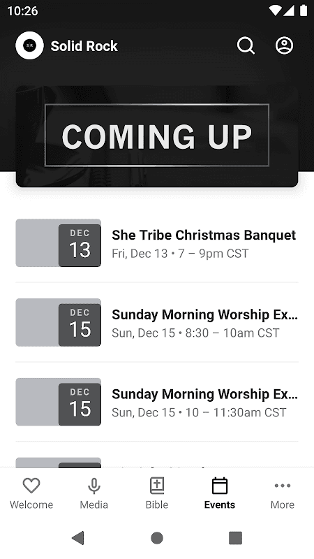 Solid Rock Church JC screenshot 3