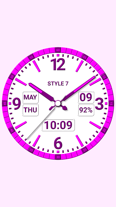 Kit Analog Clock Live Wallpaper-7 screenshot 5