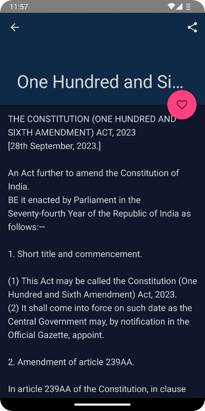 Constitution of India with MCQ screenshot 6