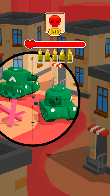 Tank Sniper: 3D Shooting Game screenshot 1