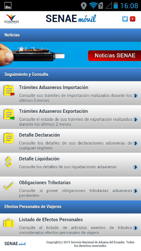 Senae Móvil screenshot 2