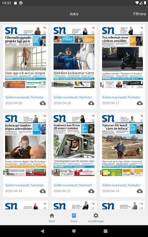 E-tidning SN screenshot 4