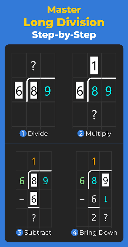 Math (Division) Step By Step screenshot 1