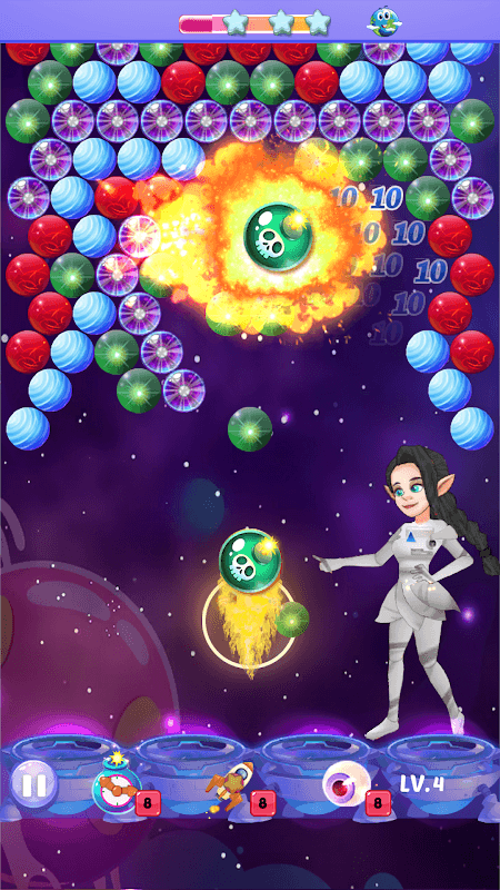Bubble Pop Star Adventure screenshot 2
