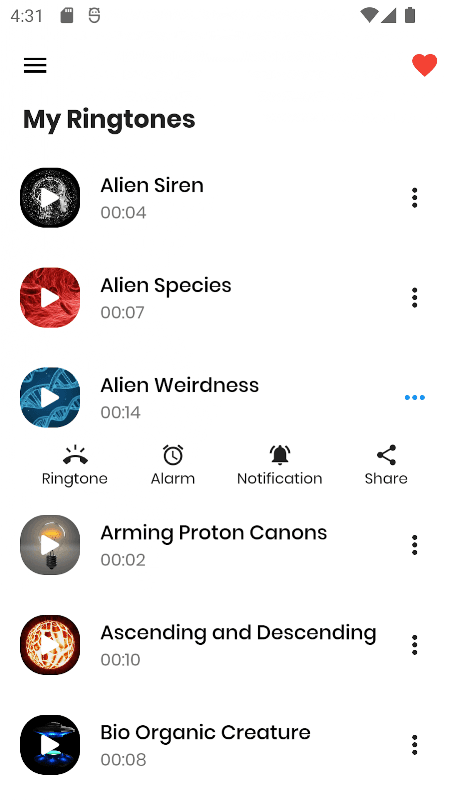Best Science Fiction Ringtones screenshot 3