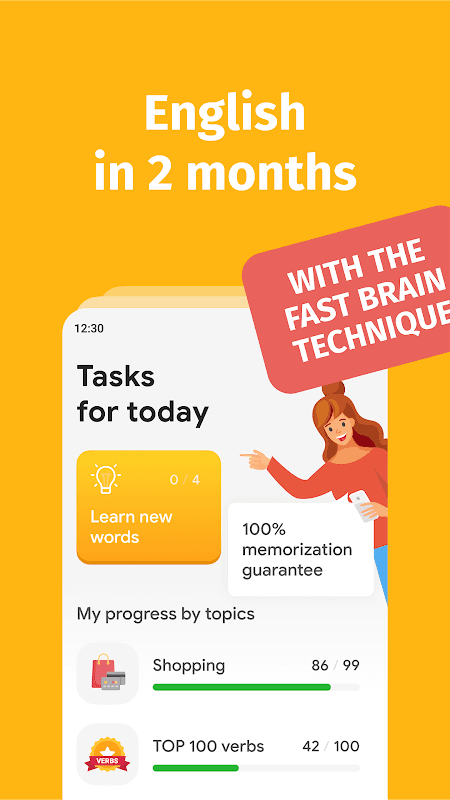 Bright – English for beginners screenshot 1