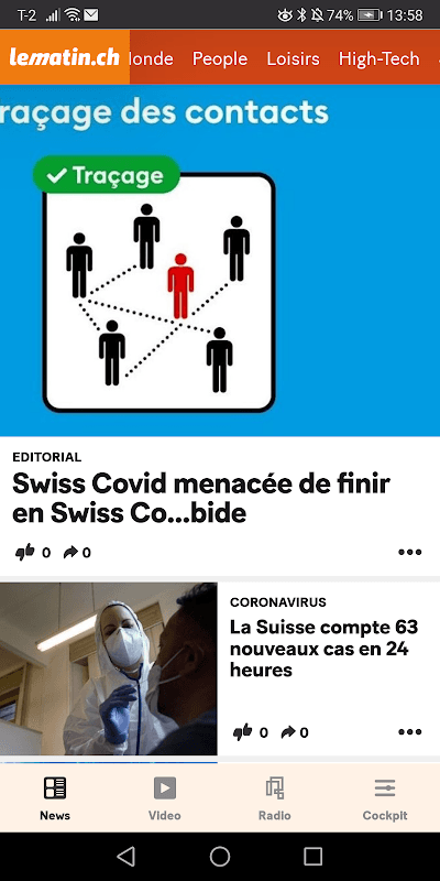 LE MATIN screenshot 1
