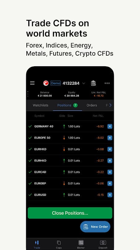 FxPro cTrader - Trade Forex CFDs & More on the Go screenshot 3