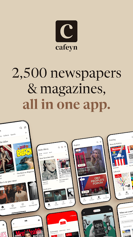 CAFEYN – Online magazine subscriptions screenshot 1