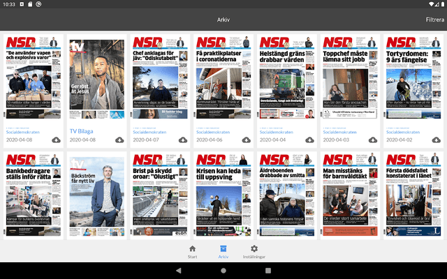 E-tidning NSD screenshot 6